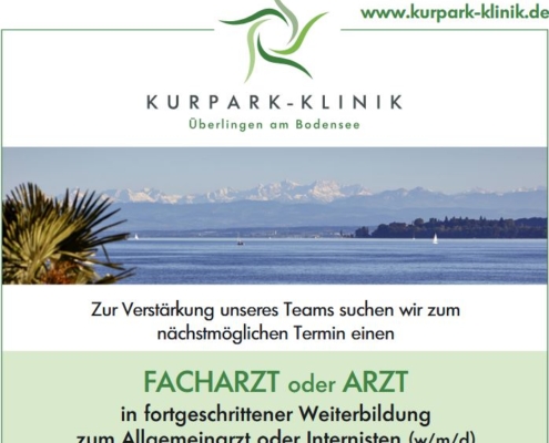 Stellenanzeige Kurpark Klinik