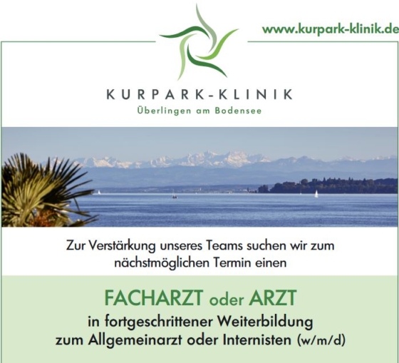 Stellenanzeige Kurpark Klinik